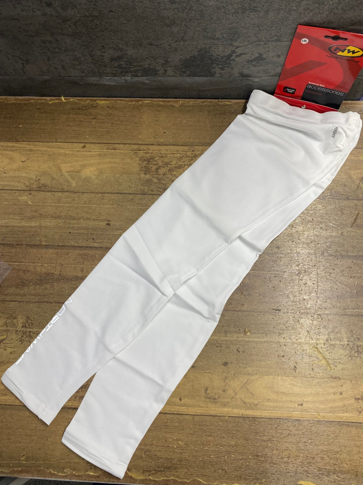 JU119 ノースウェーブ NORTHWAVE レッグカバー 白 L/XL