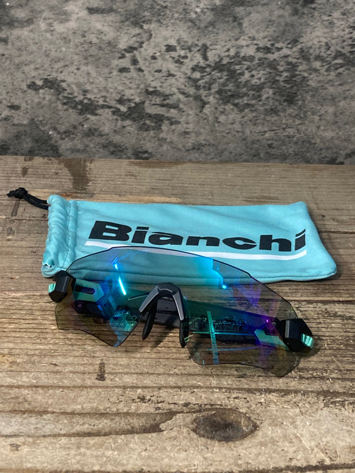 JY193 ビアンキ BIANCHI サングラス アイウェア 黒 チェレステ