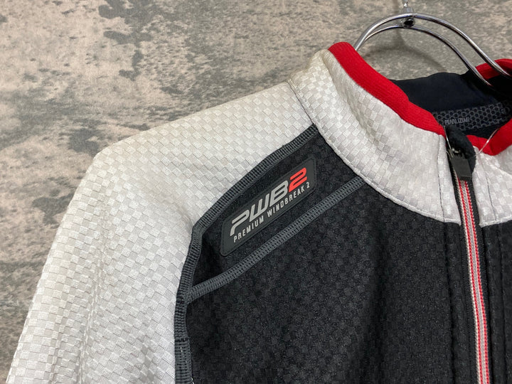 KG360 パールイズミ PEARL iZUMi 長袖 サイクルジャケット 黒 白 L 裏起毛