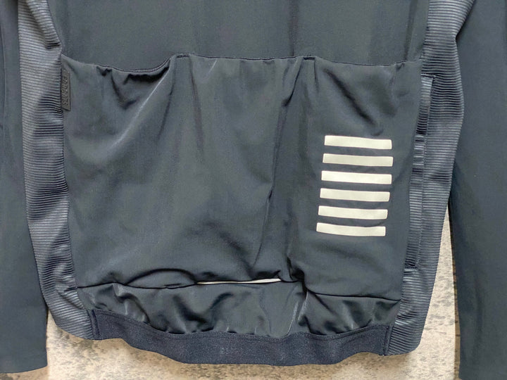 JO802 ラファ Rapha PRO TEAM LONG SLEEVE THERMAL JERSEY 長袖 サイクルジャージ 黒 S 裏起毛