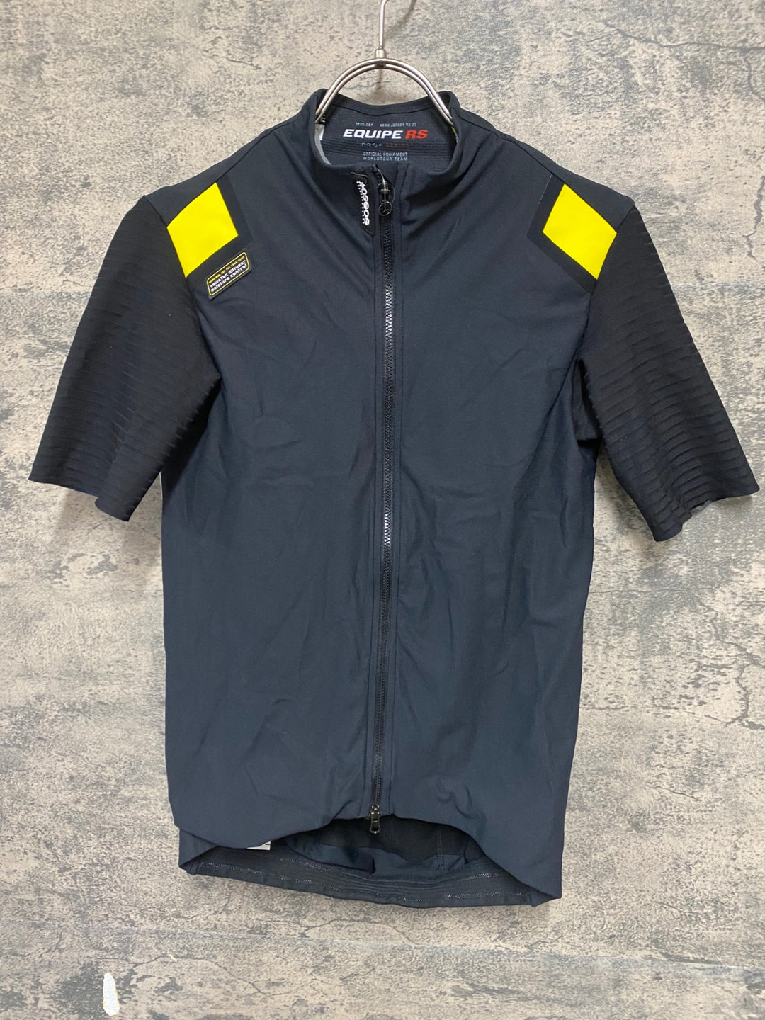 KO415 アソス ASSOS EQUIPE RS PROF SERIES CLIMACOOD 2/3 SPRING FALL 半袖 サイクルジャージ 黒 M