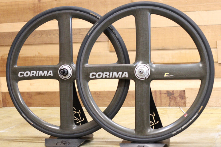 コリマ CORIMA 4SPOKE HR カーボン チューブラー バトン ホイールセット シマノ12/11S 【立川店】
