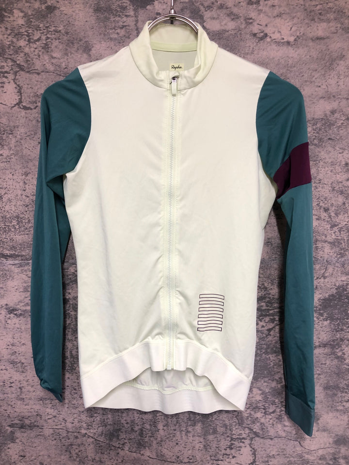 KL466 ラファ Rapha WOMEN'S LONG SLEEVE PRO TEAM TRAINING JERSEY 長袖 サイクルジャージ 黃 緑 XXS レディース