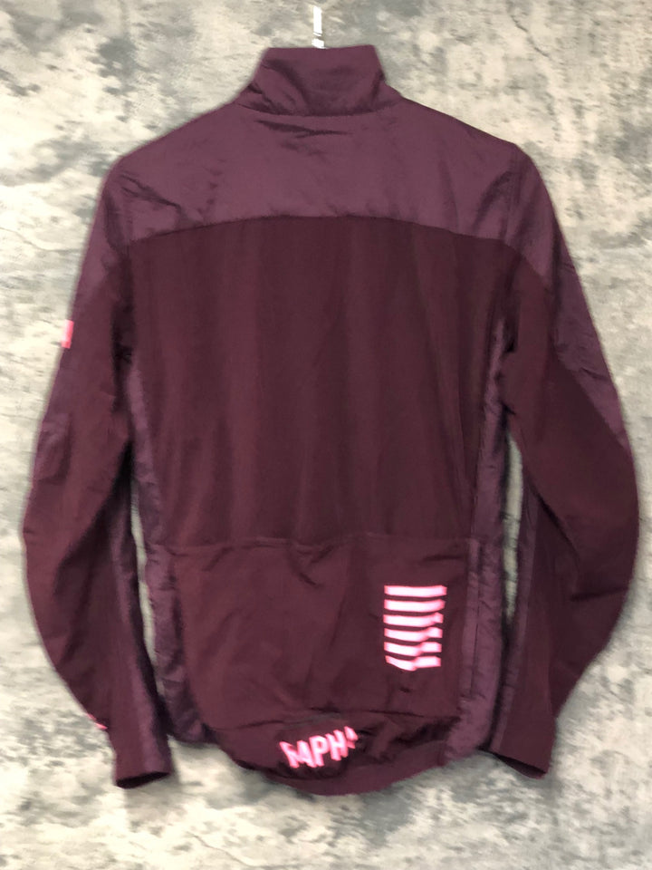 JF772 ラファ Rapha PRO TEAM INSULATED JACKET 長袖 サイクルジャケット 赤 XS