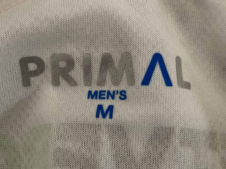 JI901 プライマル PRIMAL 半袖 サイクルジャージ 白 グレー M