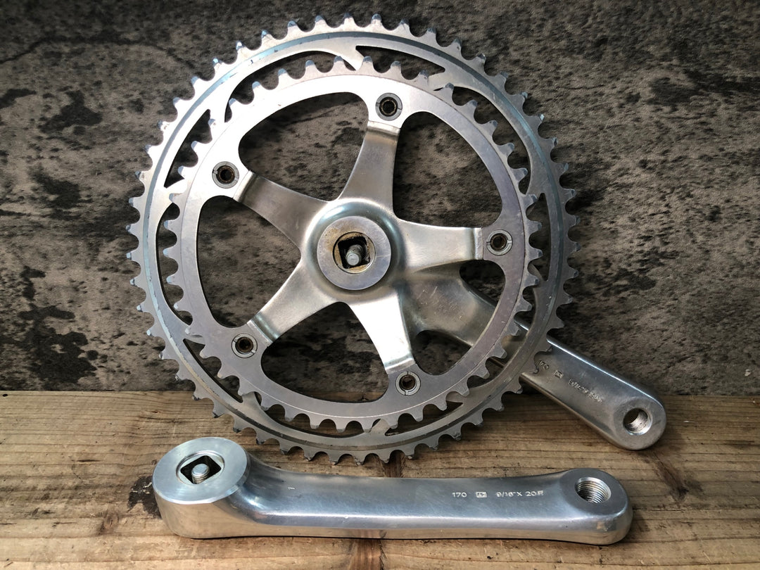 JI607 カンパニョーロ CAMPAGNOLO アテナ ATHNA クランクセット 170mm 52/42T