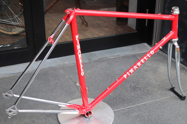 ピナレロ PINARELLO トレビソ TREVISO 1980年代 コロンバスSLチューブ スチール フレームセット 【東京南麻布店】