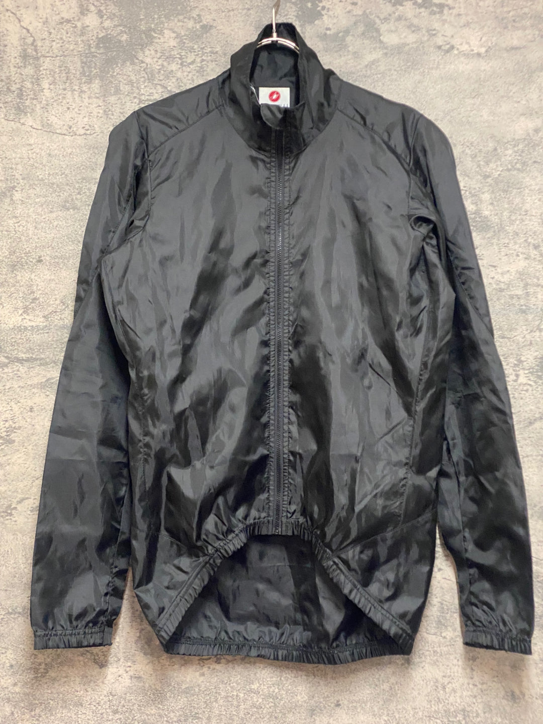 JO427 カステリ CASTELLI 長袖 ウインドブレイカー 黒 M