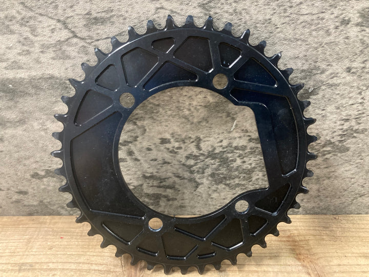 KN014 ストーン STONE ナローワイド チェーンリング 黒 44T PCD110