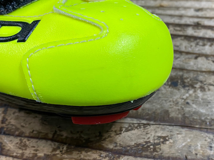 KG411 シディ SIDI TRACE MTB ビンディングシューズ 2穴 蛍光イエロー EU40 ※ペン字あり