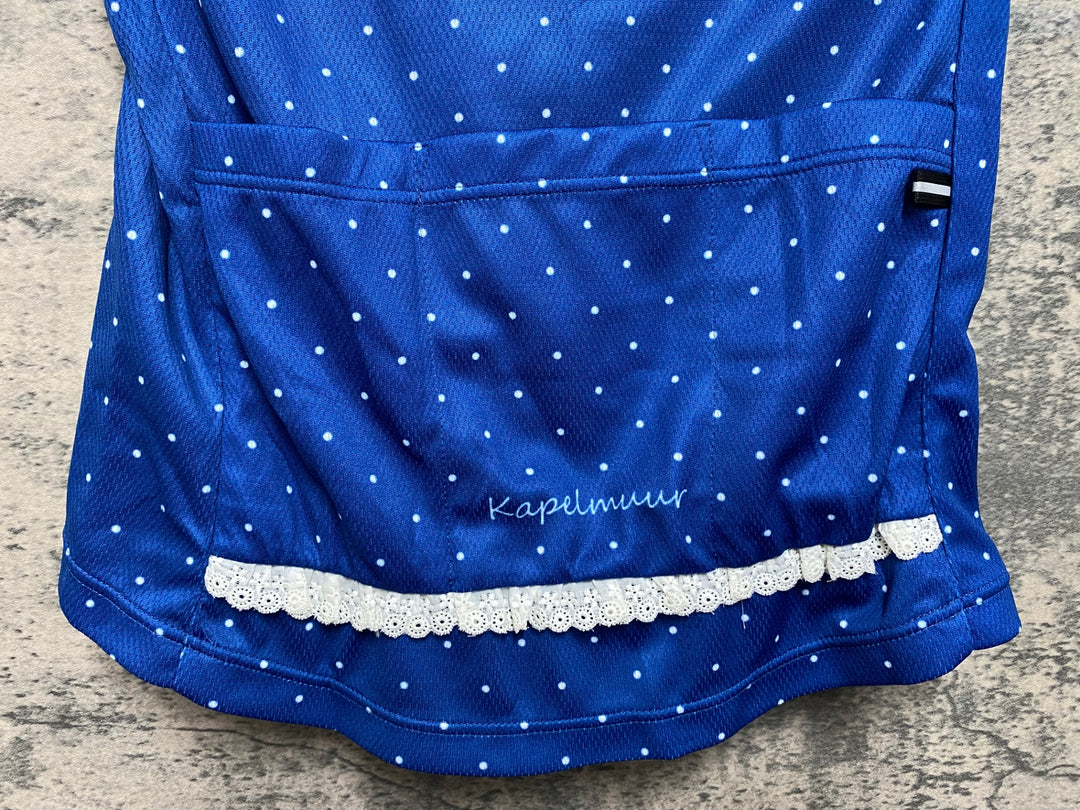 JO882 カペルミュール KAPELMUUR 半袖 サイクルジャージ ネイビー ドット 36 レディース