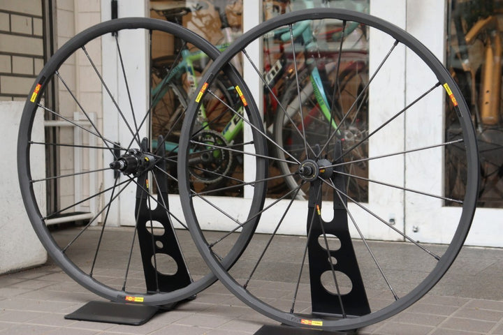 マヴィック MAVIC R-SYS SLR アルミ クリンチャー ホイールセット シマノ11S/12S ナローリム 15C 【横浜店】