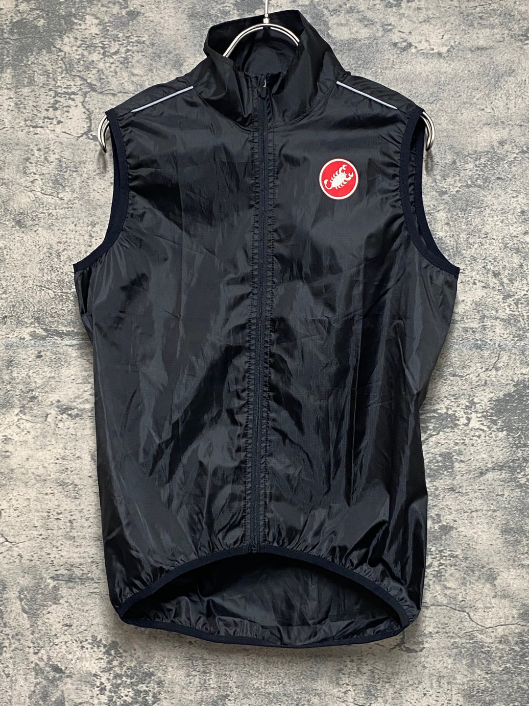 KF199 カステリ CASTELLI ジレ サイクルベスト 黒 S
