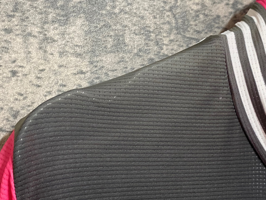 JS125 マイン MYN 半袖 サイクルジャージ 黒 白 ピンク ボーダー レディース サイズ不明