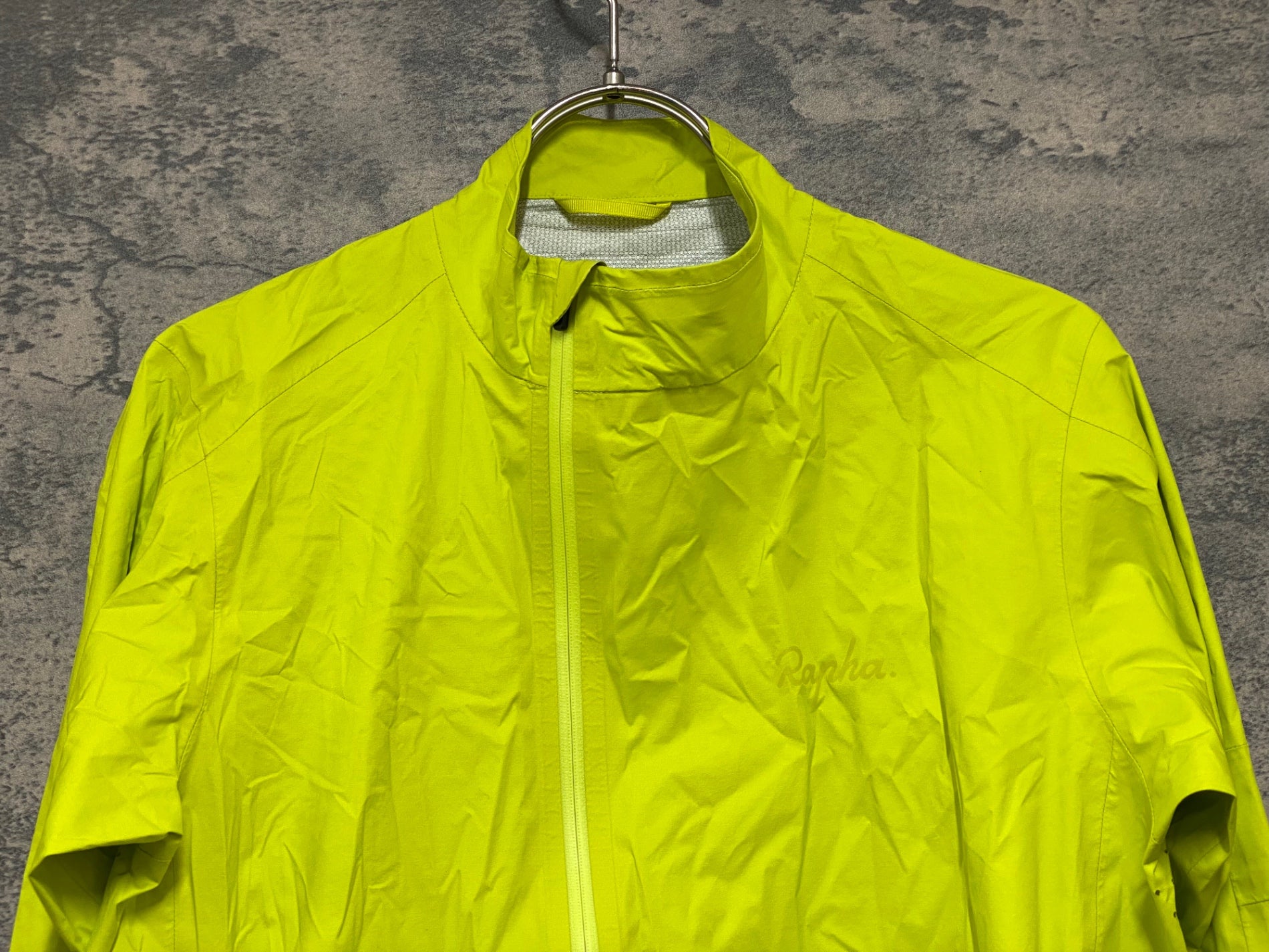 KC747 ラファ Rapha CORE RAIN JACKET Ⅱ 長袖 レインジャケット 黄 S