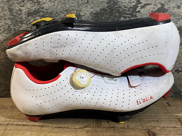 KH882 フィジーク fizik TEMPO R5 OVERCURVE SHOES ビンディングシューズ 白 EU41