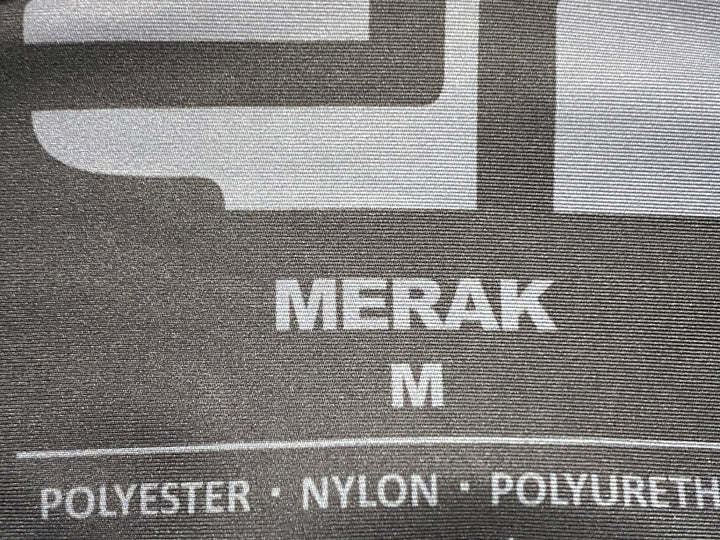 KM225 レリック reric MERAK 半袖 サイクルジャージ 黒グレー M