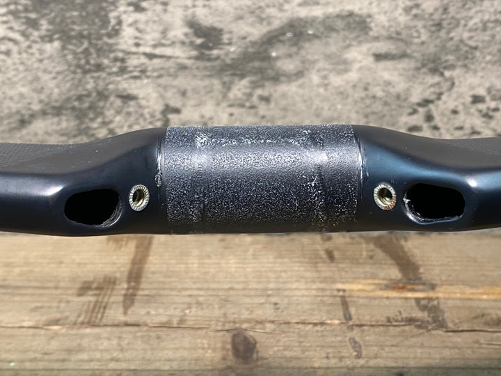 JQ849 スペシャライズド SPECIALIZED S-WORKS AEROFLY2 カーボン ドロップハンドル エンドC-C420mm Φ31.8mm ※ワイヤーカバー欠品、凹みのためジャンク