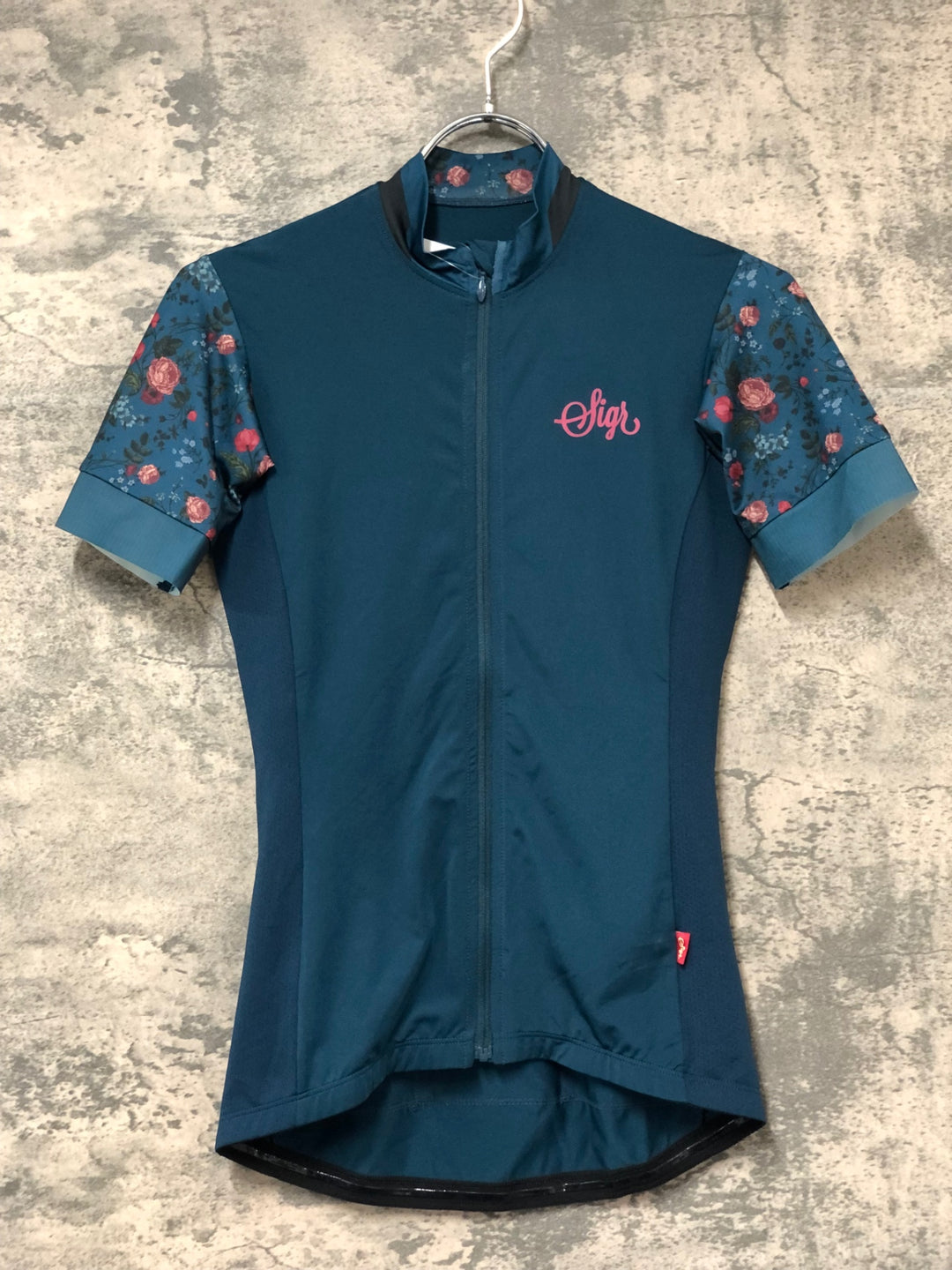 KO412 シーガー Sigr 半袖 サイクルジャージ 深緑 XS レディース
