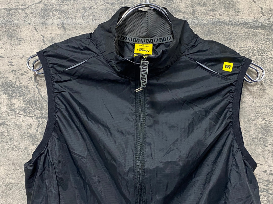 KG929 マヴィック MAVIC ジレ サイクルベスト 黒 M