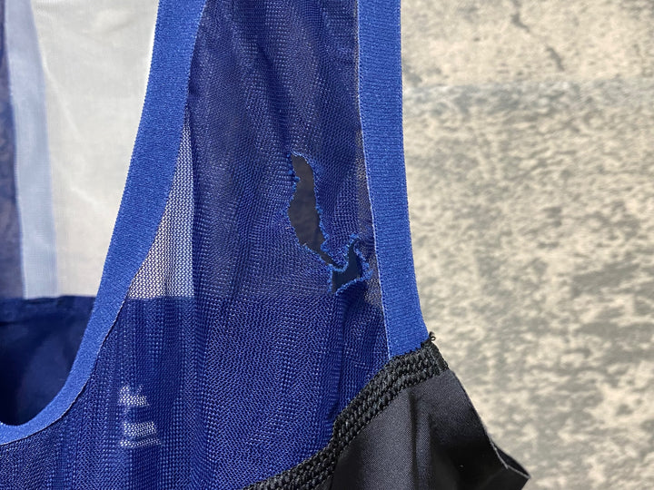 KF218 ラファ Rapha FLYWEIGHT BIB SHORTS REGULAR 黒 ネイビー M ※肩ひも破れのためジャンク
