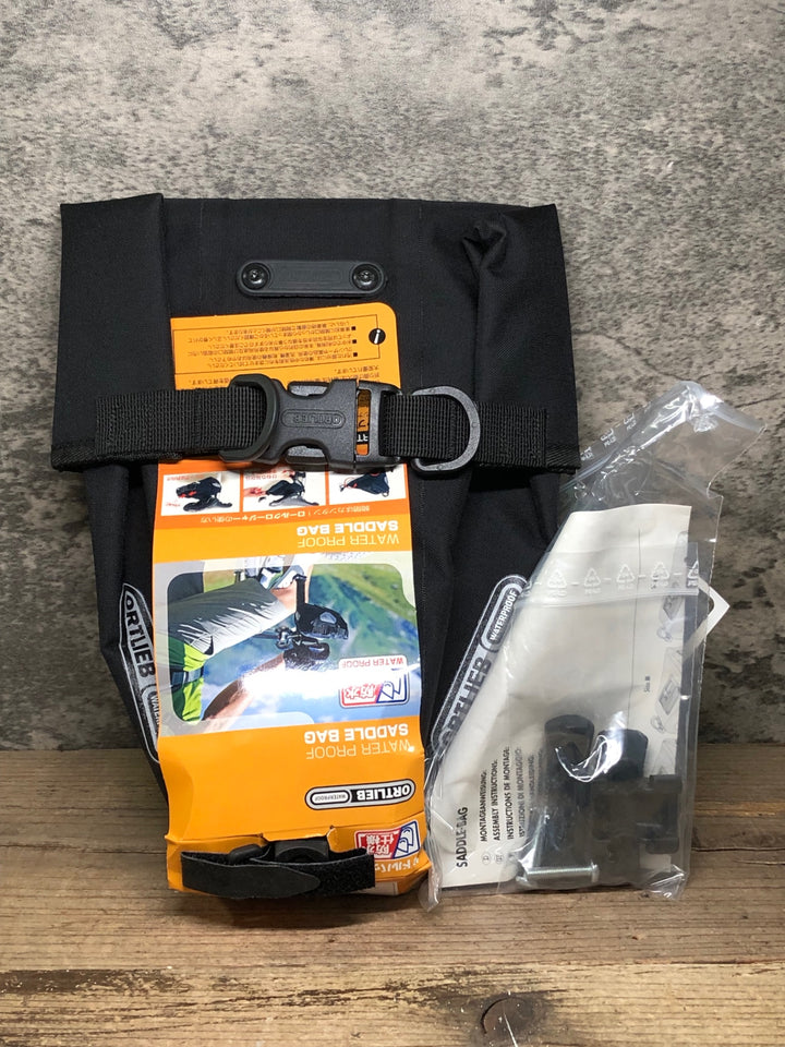 JP624 オルトリーブ ORTLIEB サドルバッグ 黒 WATERPROOF