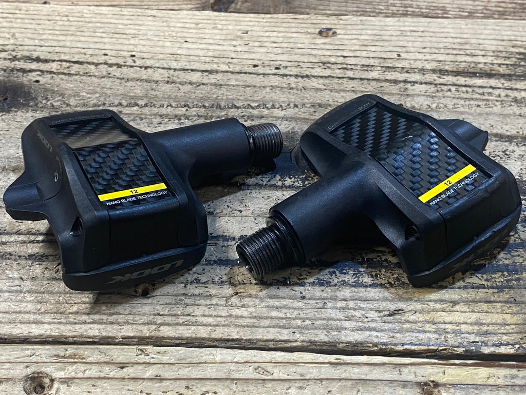 JN459 ルック LOOK ケオブレード KEO BLADE CARBON ビンディングペダル クロモリシャフト ※傷スレあり