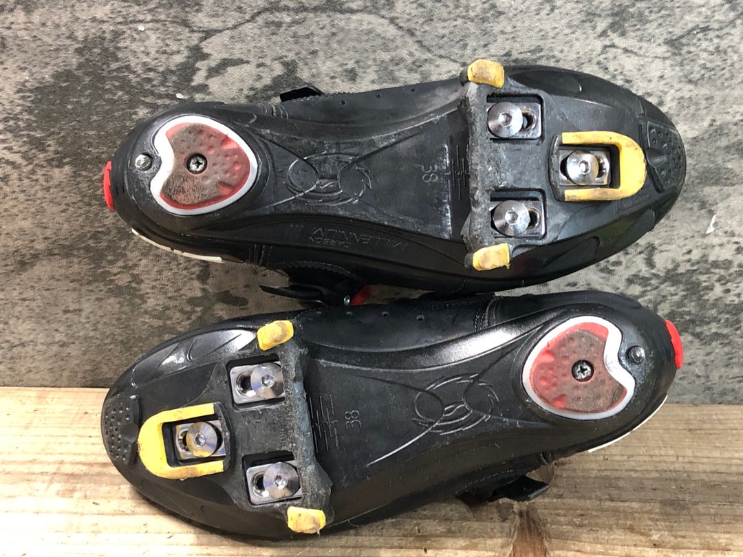JO490 シディ SIDI ビンディングシューズ 3穴 黒 EU38
