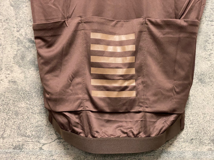 KP871 ラファ Rapha PRO TEAM TRAINING JERSEY 半袖 サイクルジャージ 茶 M