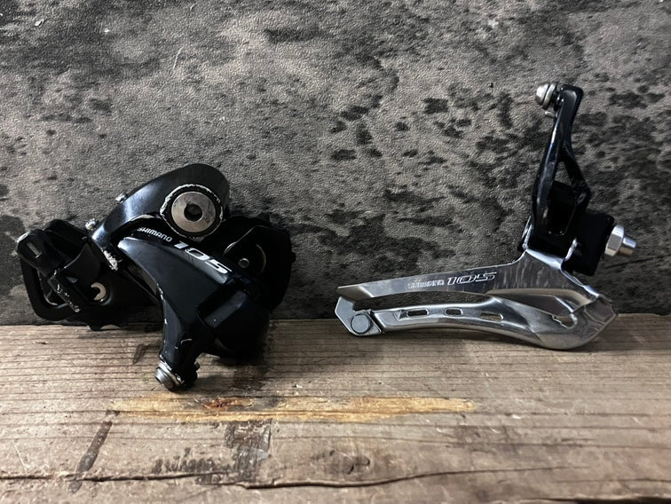 JK129 シマノ SHIMANO 105 RD-5800 SS FD-5800 ディレイラーセット SS 直付