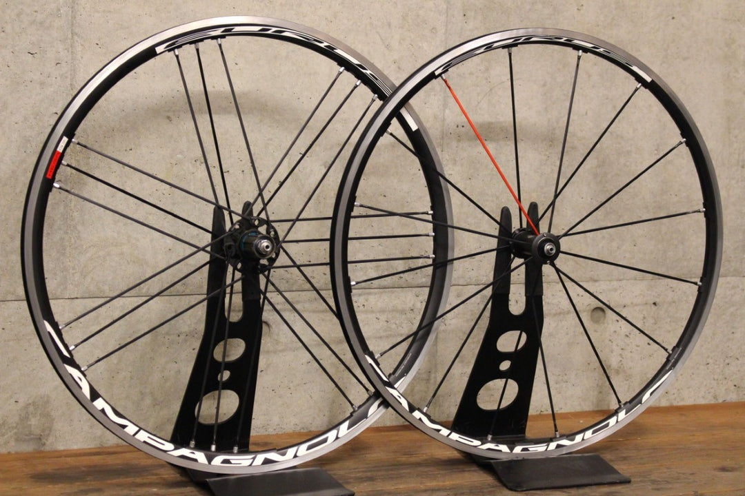 カンパニョーロ CAMPAGNOLO ユーラス EURUS アルミ クリンチャー ホイールセット シマノ11S 15C 【福岡店】