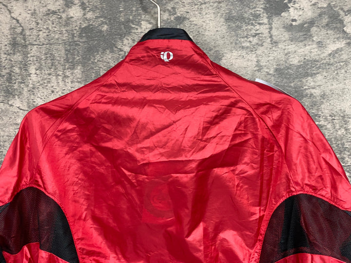 JW083 パールイズミ PEARL iZUMi 長袖 ウインドブレイカー S 赤
