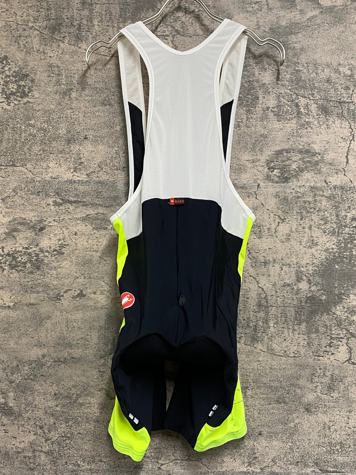 KG451 カステリ CASTELLI ビブショーツ 黒 黃 XL