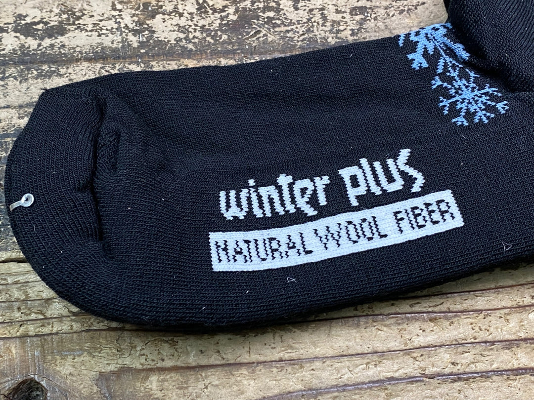 JQ189 アソス assos winterPlusSocks サイクルソックス 黒 2