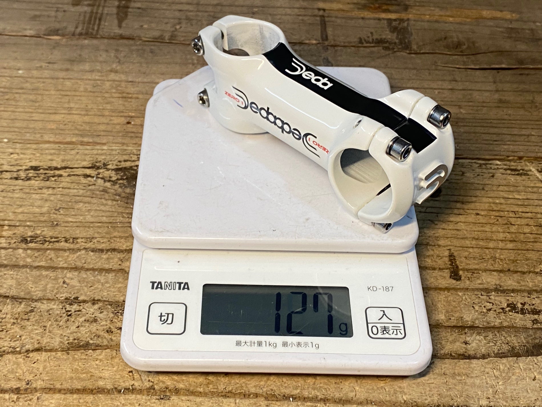 JQ867 デダ Deda ZERO 1 アルミ ステム 白 80mm Φ31.7 OS – BICI AMORE
