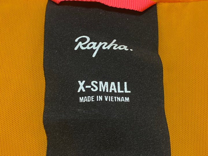 KH022 ラファ Rapha BREVET INSULATED JACKET 長袖 サイクルジャケット オレンジ XS ※袖部毛玉あり
