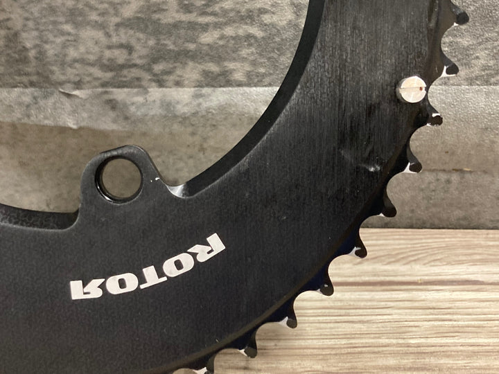 KB311 ローター ROTOR QRINGS AERO チェーンリング 2x BCD110 12/11S 4ARM 52/36T RIDEA 70xx用 チェーンリングボルト 付属