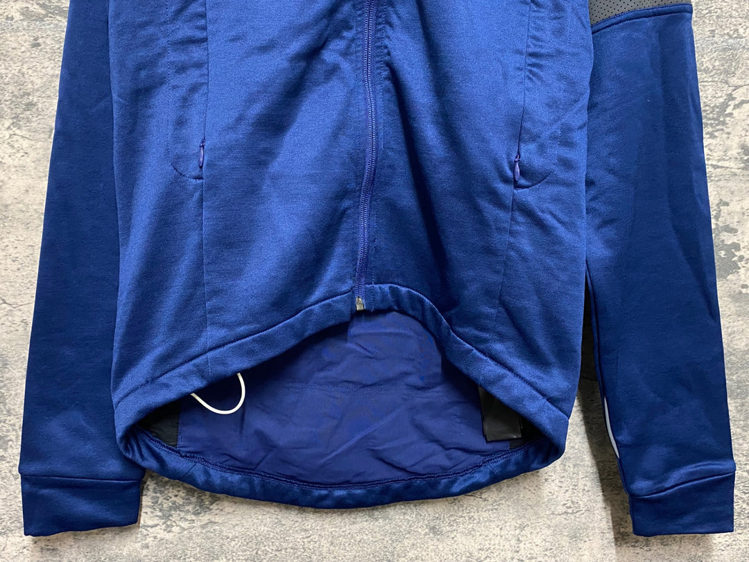 JS011 ラファ Rapha CLASSIC WINTER JACKET 長袖 サイクルジャケット 紺 M 裏起毛