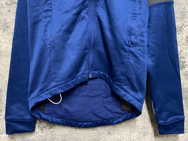 JS011 ラファ Rapha CLASSIC WINTER JACKET 長袖 サイクルジャケット 紺 M 裏起毛