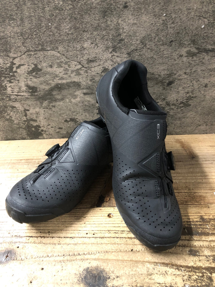 JZ920 シマノ SHIMANO XC3 SHXC300M L01 E ビンディングシューズ SPD EU42 SPD 2穴 黒