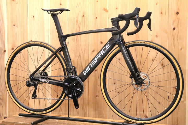 ウィンスペース WINSPACE T1550 DISC 2023年モデル Mサイズ シマノ 105 R7170 12S Di2 カーボン ロードバイク 【芦屋店】