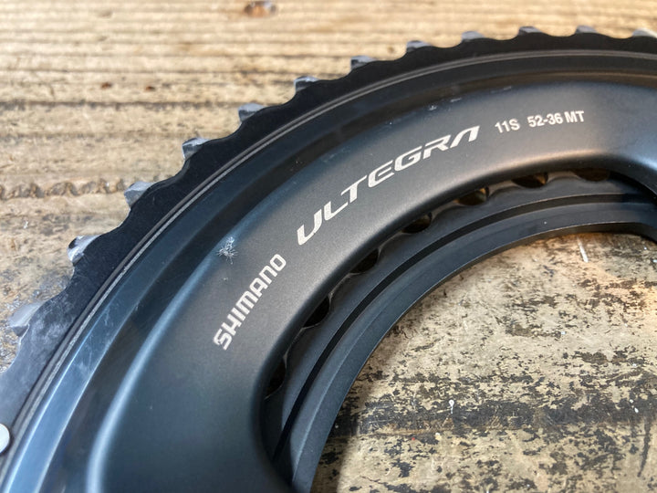 JT708 シマノ SHIMANO アルテグラ ULTEGRA FC-R8000 チェーンリング 52/36T ※摩耗大