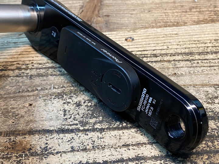 JN842 パイオニア Pioneer SGY-PM930HL 左側計測ペダリングモニター SHIMANO DURA-ACE FC-R9100 クランクアーム 167.5mm