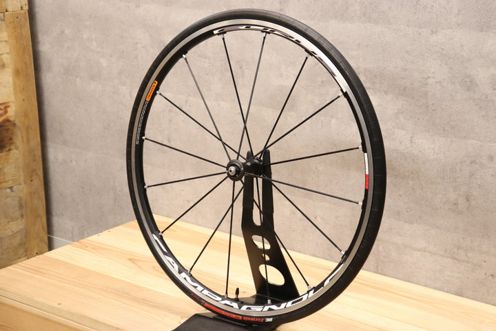 カンパニョーロ CAMPAGNOLO ユーラス EURUS 2WAY-FIT アルミ チューブレス ホイール 15C フロントのみ 【さいたま浦和店】