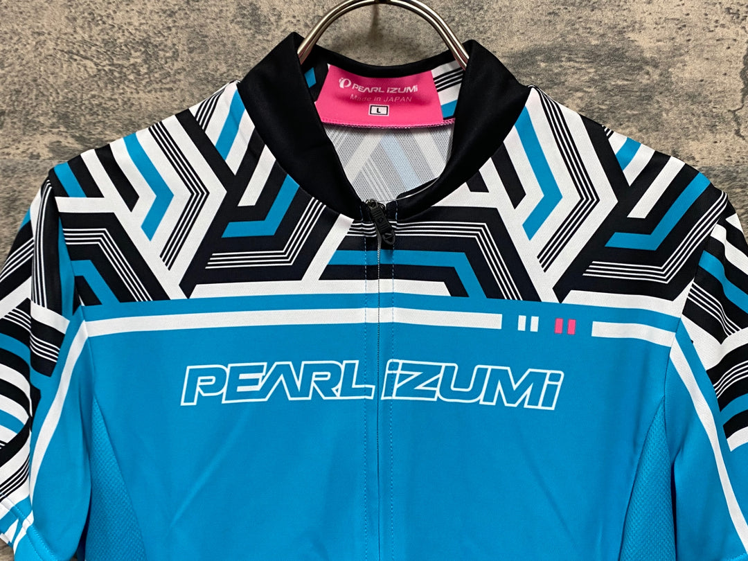 KL674 パールイズミ PEARL iZUMi 半袖 サイクルジャージ 青 L レディース