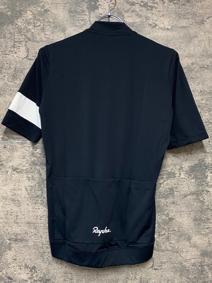 KI811 ラファ Rapha Men's Core Lightweight Jersey 半袖 サイクルジャージ 黒 S