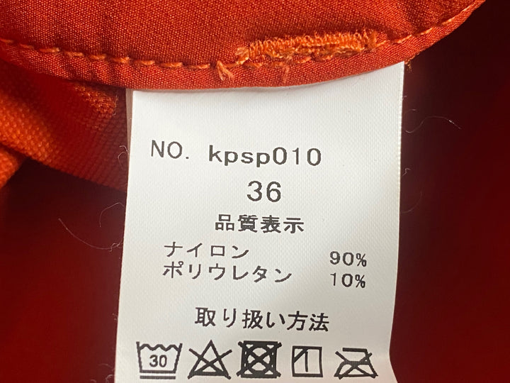 JO521 カペルミュール KAPELMUUR サイクルパンツ ショート オレンジ レディース 36 未使用