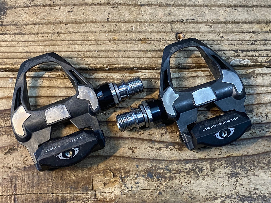 JT742 シマノ SHIMANO デュラエース DURA-ACE PD-R9100 +4mm軸 ビンディングペダル SPD-SL