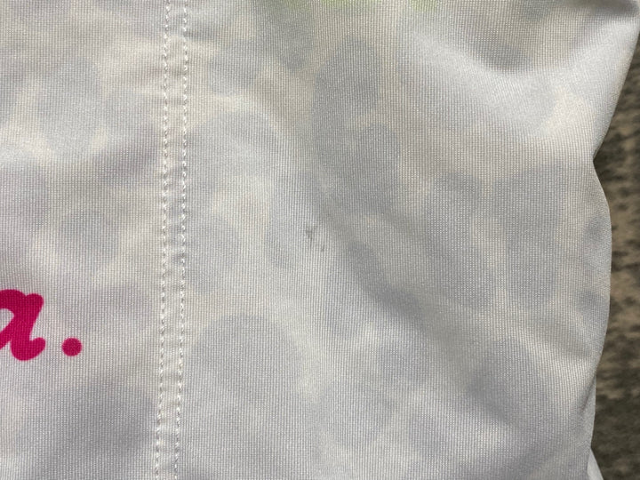 KG340 ラファ Rapha AMANI MEN'S PRO TEAM AERO JERSEY 半袖 サイクルジャージ 白 緑 S