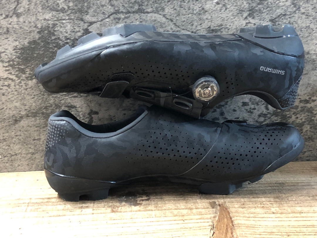 JW123 シマノ SHIMANO RX8 SHRX800M L01 S ビンディングシューズ 2穴 BOA 黒 EU43